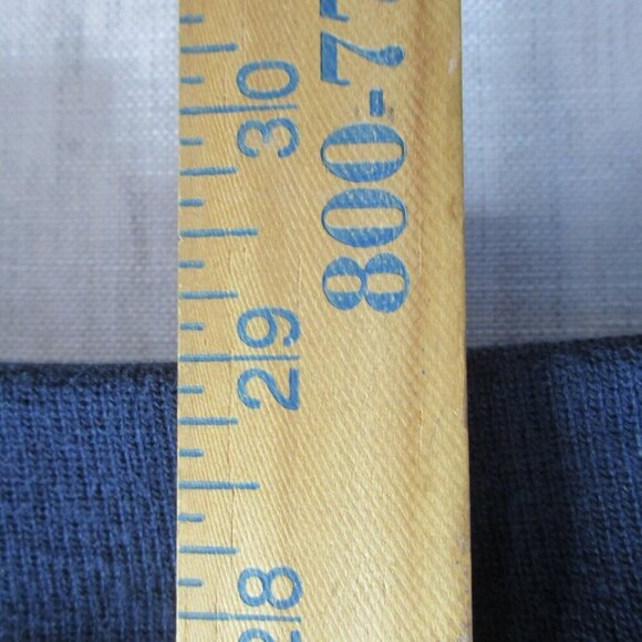 L.L. Bean Bomber Jacket Mens XLT Navy Fleece Lined Ribbed Hem & Cuff Full Zipper - Picture 12 of 12